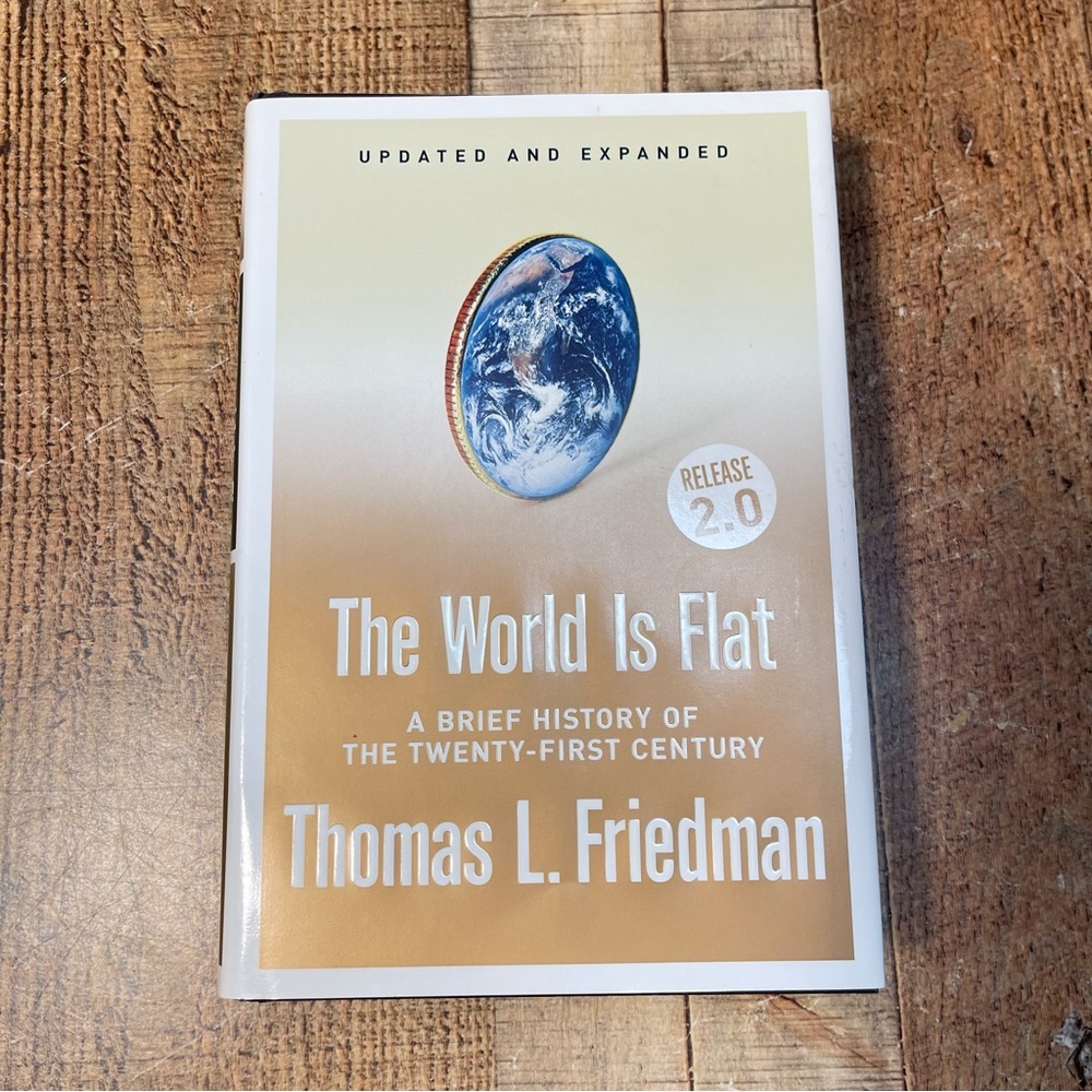 The World Is Flat 2.0 Updated & Expanded by Thomas L. Friedman Hardcover Book